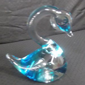 Blue Swan Art Glass